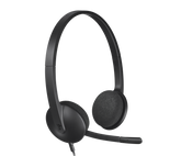 H340 USB Computer Headset - Black