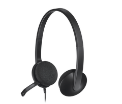 H340 USB Computer Headset - Black