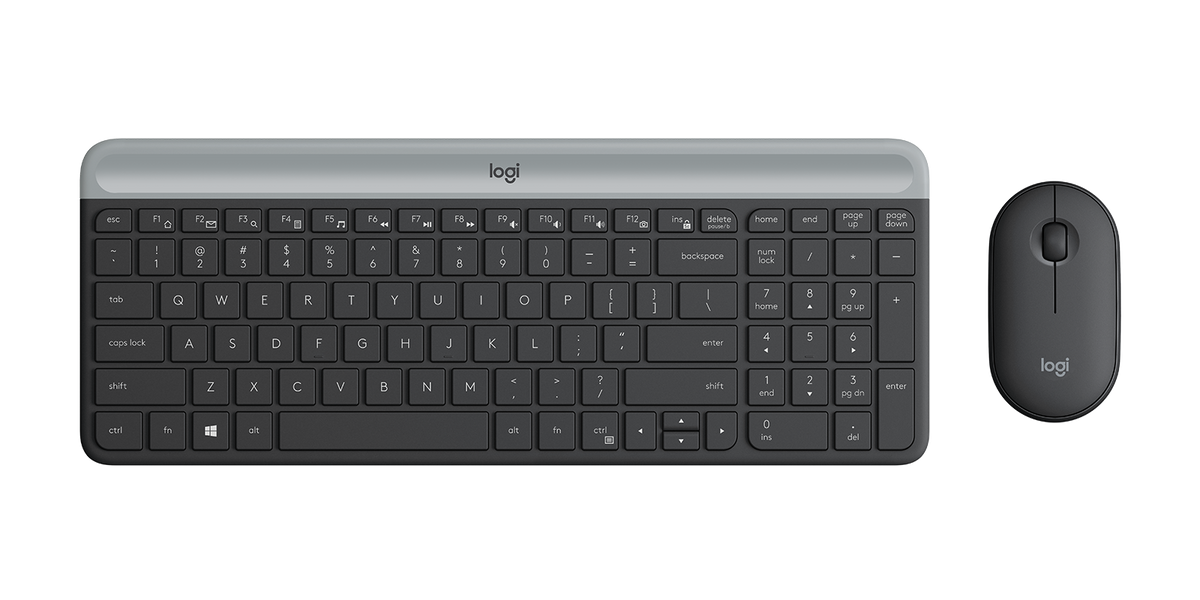 MK470 SLIM COMBO - Rose - English US (QWERTY)