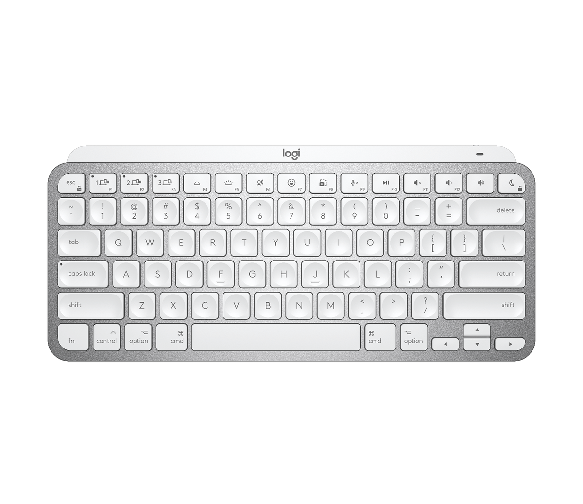 Refurbished MX Keys Mini for Mac keyboard - Pale Gray - English US (QWERTY)
