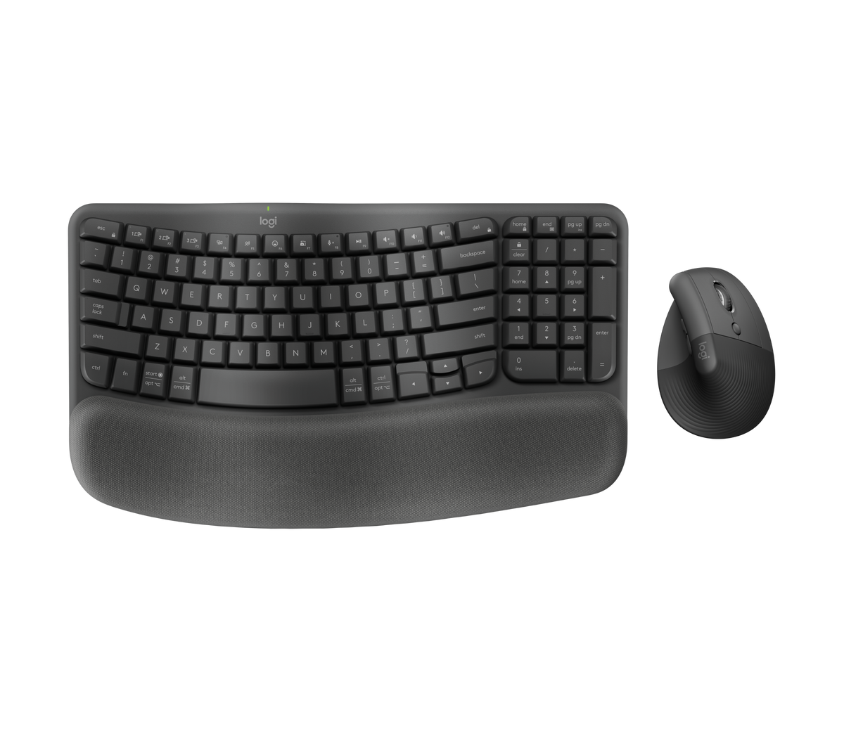 Wave Keys and Lift Combo - Graphite - English US (QWERTY)