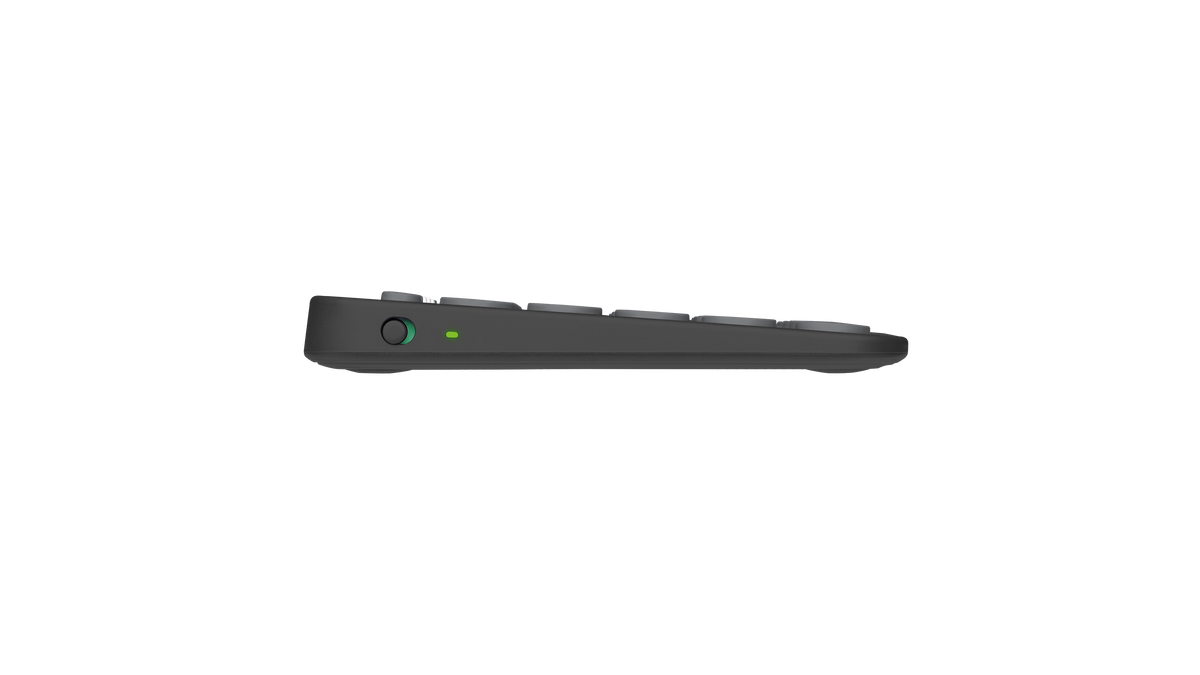 Pebble Keys 2 K380s - Tonal Graphite - English US (QWERTY)