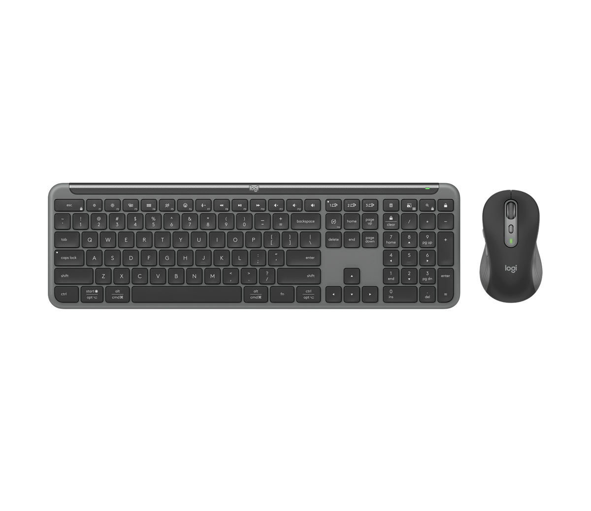 Signature Slim Combo MK955 - Graphite - English US (QWERTY)