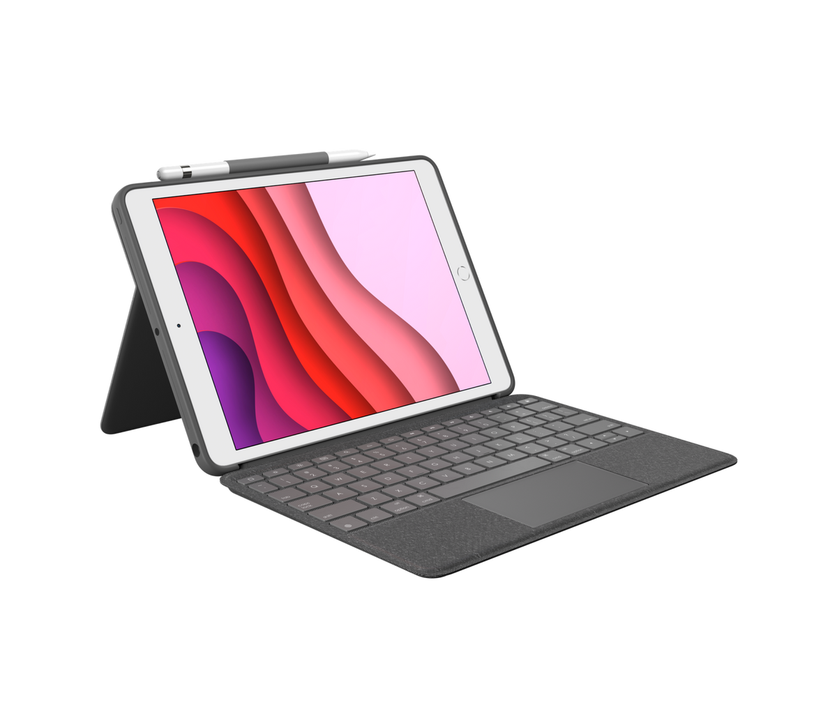 Combo Touch for iPad - Oxford Grey - English US (QWERTY)