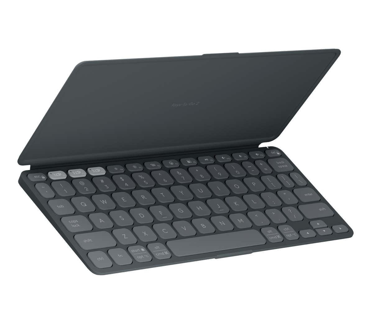 Keys-To-Go 2 - Pale Gray - English US (QWERTY)