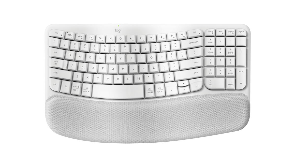 Wave Keys - Off-white - English US (QWERTY)