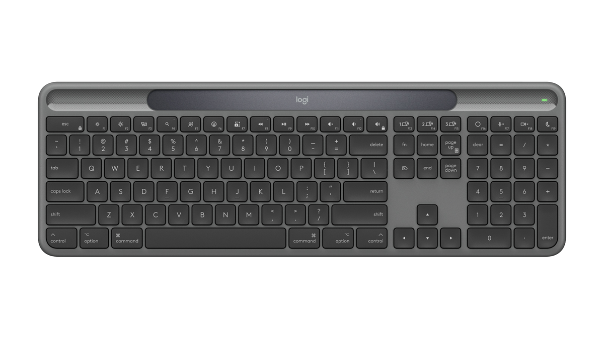 Signature Slim Solar+ for Mac wireless keyboard K980 - Off-white - English US (QWERTY)