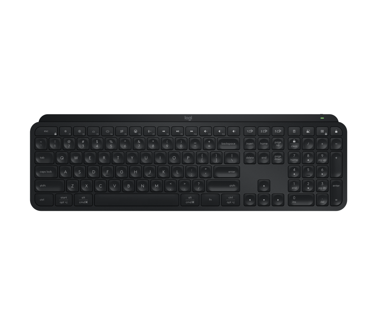 Refurbished MX Keys S Keyboard - Black - English US (QWERTY)